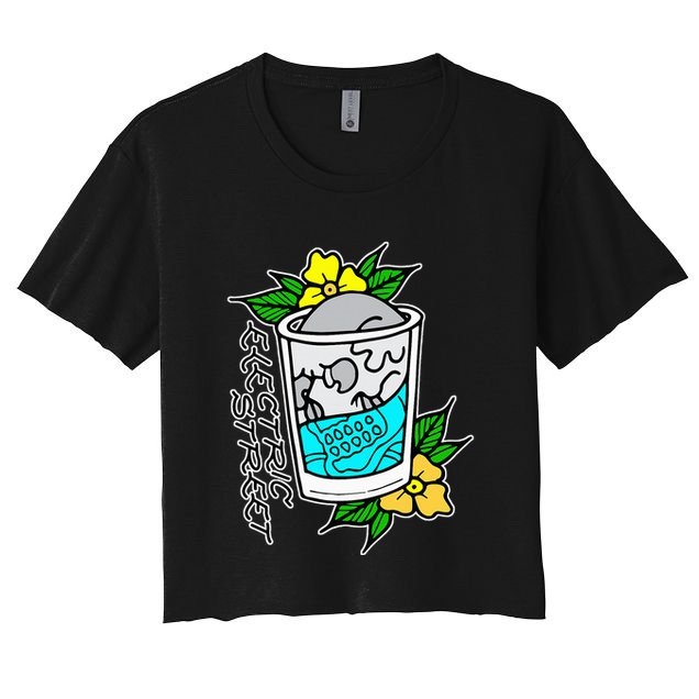 Refresh Kills American Traditional Tattoo Crop Top