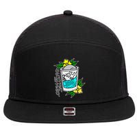 Refreshment Kills American Traditional Tattoo  7 Panel Mesh Trucker Snapback Hat