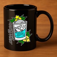 Refreshment Kills American Traditional Tattoo  11oz C Handle Ceramic Mug