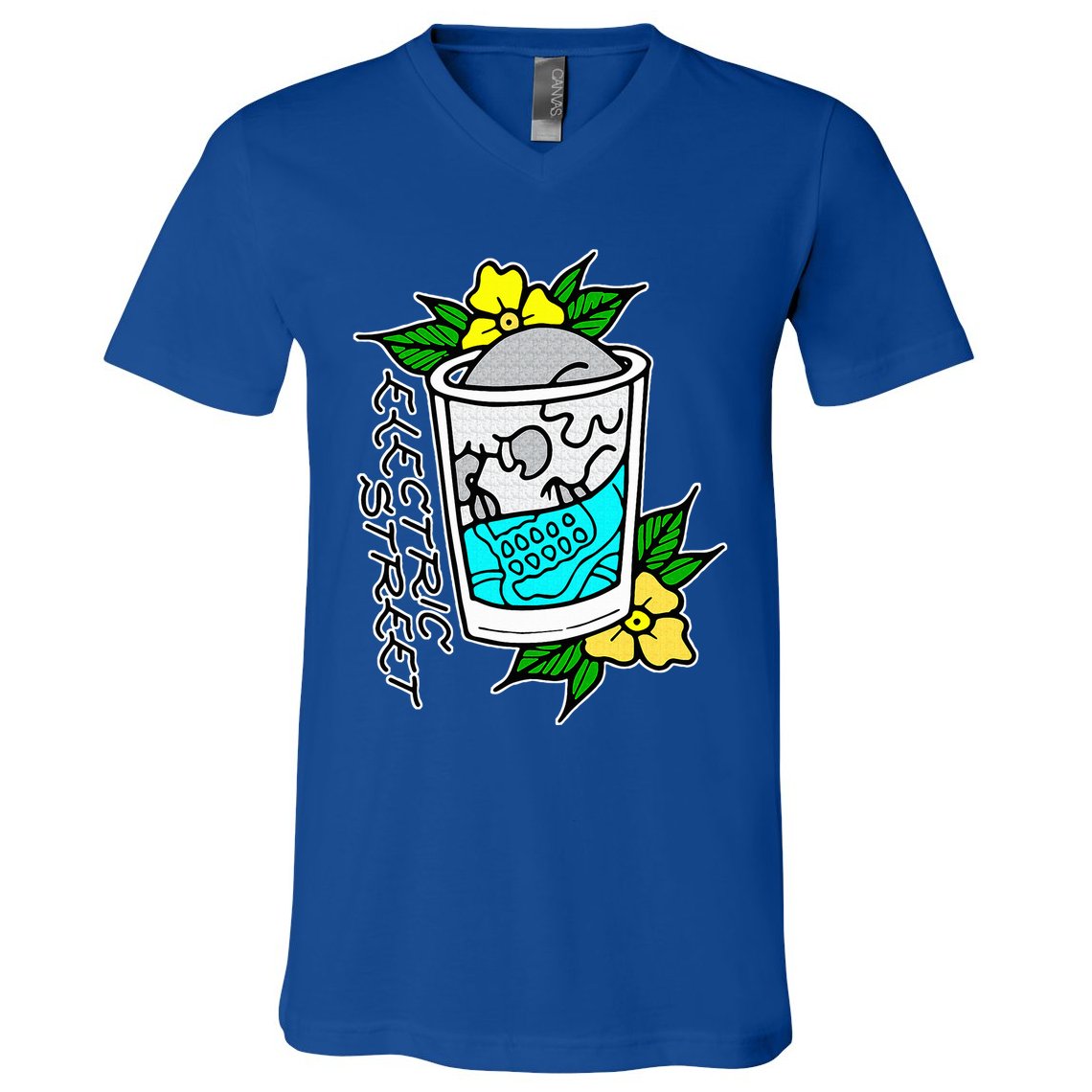 Refreshment Kills American Traditional Tattoo  V-Neck T-Shirt