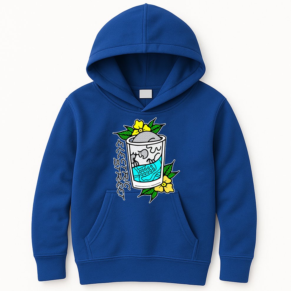 Refreshment Kills American Traditional Tattoo  Kids Hoodie