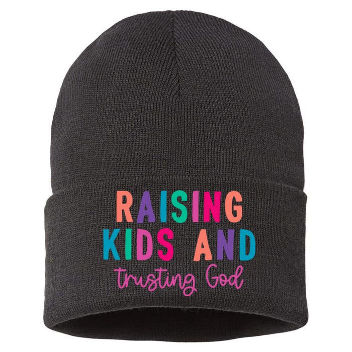 Raising K.I.D.S And Trusting God Sustainable Knit Beanie