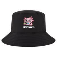 Readsolotl Kawaii Axolotl Book Lover Funny Reading Cool Comfort Performance Bucket Hat