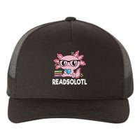 Readsolotl Kawaii Axolotl Book Lover Funny Reading Yupoong Adult 5-Panel Trucker Hat