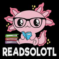 Readsolotl Kawaii Axolotl Book Lover Funny Reading 16 in Basic Backpack