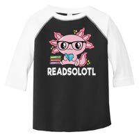 Readsolotl Kawaii Axolotl Book Lover Funny Reading Toddler Fine Jersey T-Shirt