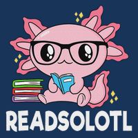 Readsolotl Kawaii Axolotl Book Lover Funny Reading Infant Baby Jersey Bodysuit