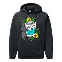 Refreshment Kills American Traditional Tattoo Performance Fleece Hoodie