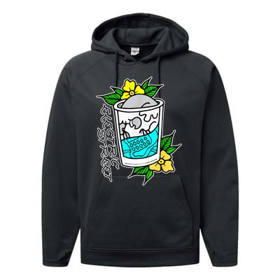 Refreshment Kills American Traditional Tattoo Performance Fleece Hoodie