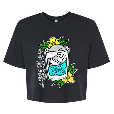 Refreshment Kills American Traditional Tattoo Bella+Canvas Jersey Crop Tee