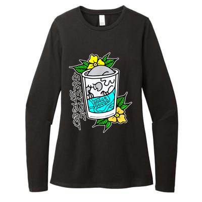 Refreshment Kills American Traditional Tattoo Womens CVC Long Sleeve Shirt