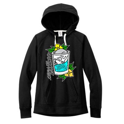 Refreshment Kills American Traditional Tattoo Women's Fleece Hoodie