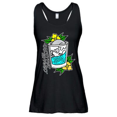 Refreshment Kills American Traditional Tattoo Ladies Essential Flowy Tank