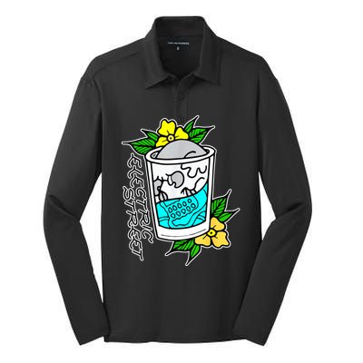 Refreshment Kills American Traditional Tattoo Silk Touch Performance Long Sleeve Polo