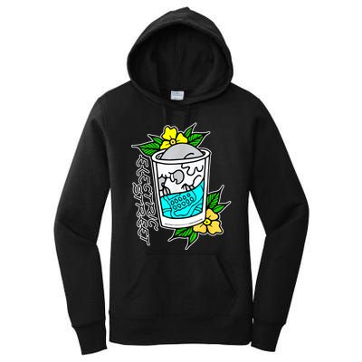 Refreshment Kills American Traditional Tattoo Women's Pullover Hoodie