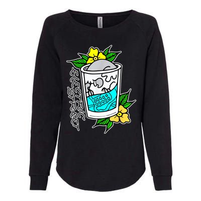 Refreshment Kills American Traditional Tattoo Womens California Wash Sweatshirt