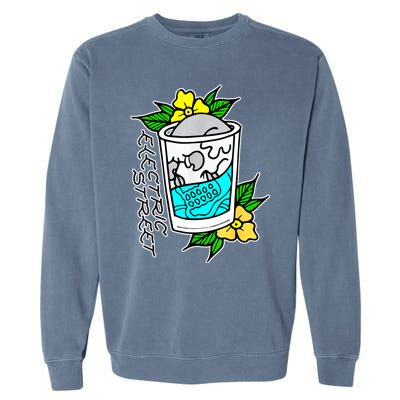 Refreshment Kills American Traditional Tattoo Garment-Dyed Sweatshirt