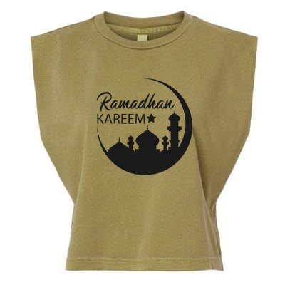 Ramadan Kareem Arabic Ramadan Mubarak Gift Garment-Dyed Women's Muscle Tee