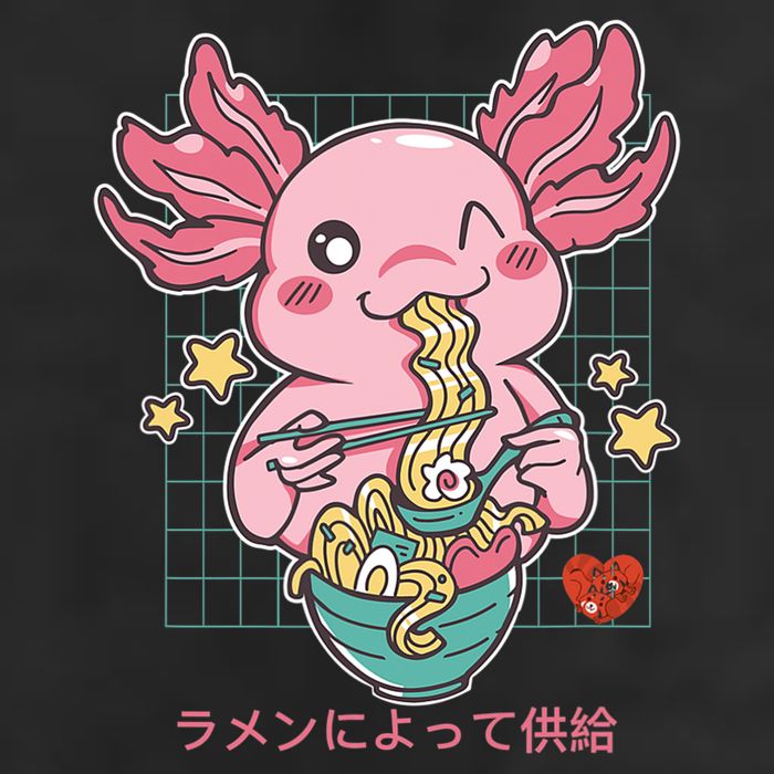 Ramen Kawaii Axolotl Eating Ramen Noodles Anime Adult Drive Performance Visor
