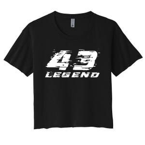 RIP Ken Block 43 Hoonigan Racing Division Legend Racer Women's Crop Top Tee