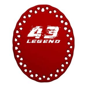 RIP Ken Block 43 Hoonigan Racing Division Legend Racer Ceramic Oval Ornament