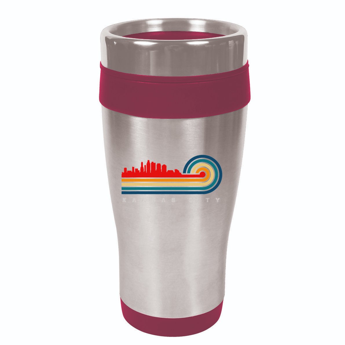 Retro Kansas City 16oz Travel Tumbler