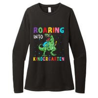 Roaring Kindergarten Cool Dinosaur Back To School Womens CVC Long Sleeve Shirt