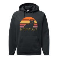 Retro Kamalaharris Cat Lady Funny Kmala Cat Ladies Gift Performance Fleece Hoodie