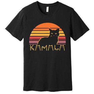 Retro Kamalaharris Cat Lady Funny Kmala Cat Ladies Gift Premium T-Shirt