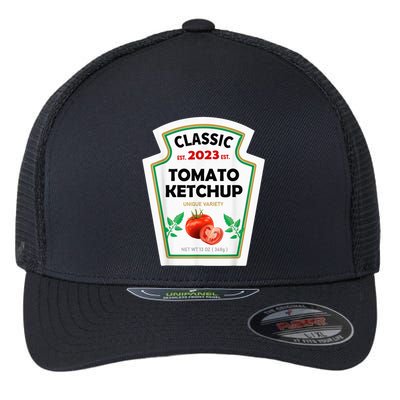 Red Ketchup DIY Costume Matching Couples Groups Halloween Flexfit Unipanel Trucker Cap