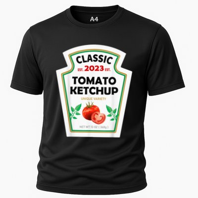 Red Ketchup DIY Costume Matching Couples Groups Halloween Performance Shirt