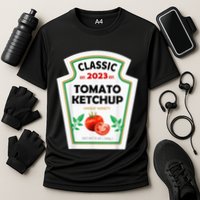 Red Ketchup DIY Costume Matching Couples Groups Halloween Performance Shirt