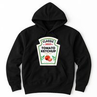 Red Ketchup DIY Costume Matching Couples Groups Halloween Hoodie