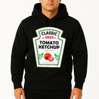 Red Ketchup DIY Costume Matching Couples Groups Halloween Hoodie