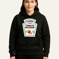 Red Ketchup DIY Costume Matching Couples Groups Halloween Hoodie