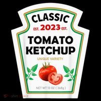 Red Ketchup DIY Costume Matching Couples Groups Halloween Sweatshirt