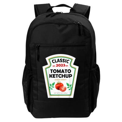 Red Ketchup DIY Costume Matching Couples Groups Halloween Backpack
