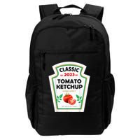 Red Ketchup DIY Costume Matching Couples Groups Halloween Backpack