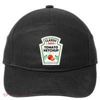 Red Ketchup DIY Costume Matching Couples Groups Halloween 7-Panel Snapback Hat