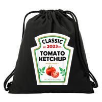 Red Ketchup DIY Costume Matching Couples Groups Halloween Drawstring Bag