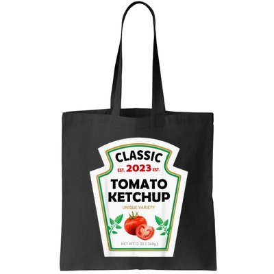 Red Ketchup DIY Costume Matching Couples Groups Halloween Bag