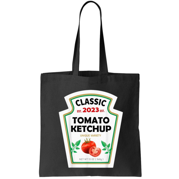 Red Ketchup DIY Costume Matching Couples Groups Halloween Bag