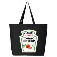 Red Ketchup DIY Costume Matching Couples Groups Halloween 25L Jumbo Tote