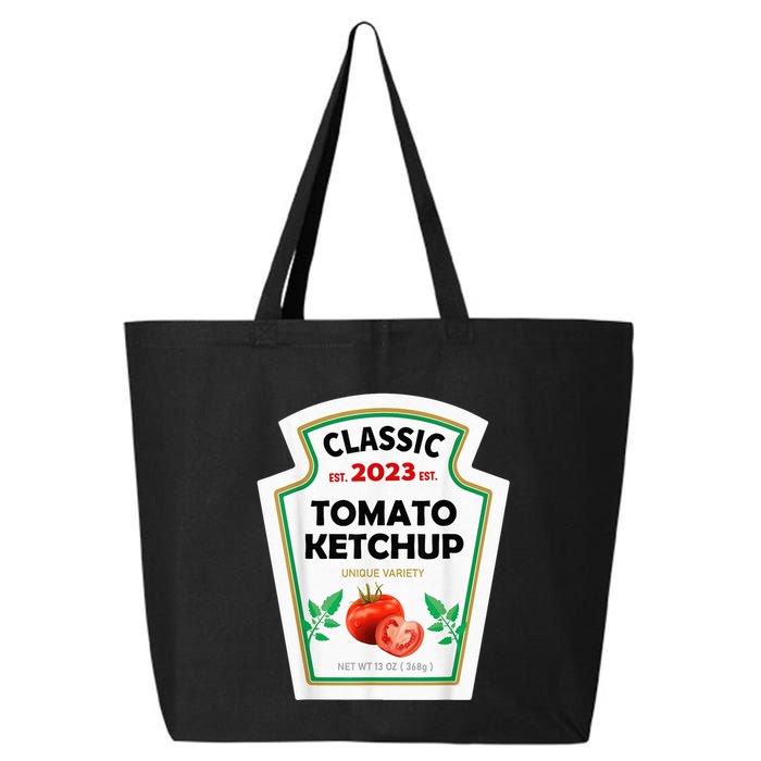 Red Ketchup DIY Costume Matching Couples Groups Halloween 25L Jumbo Tote