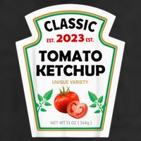 Red Ketchup DIY Costume Matching Couples Groups Halloween 25L Jumbo Tote