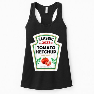 Red Ketchup DIY Costume Matching Couples Groups Halloween Womens Tank Top