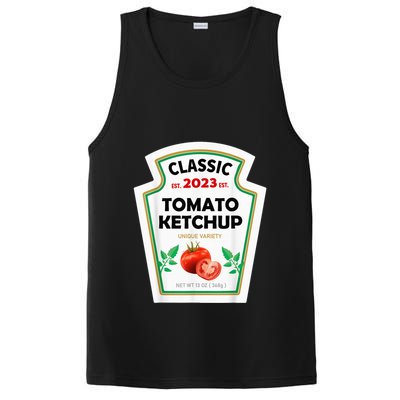 Red Ketchup DIY Costume Matching Couples Groups Halloween PosiCharge Competitor Tank