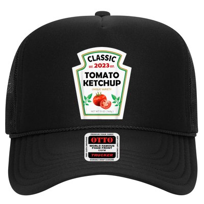 Red Ketchup DIY Costume Matching Couples Groups Halloween Trucker Hat
