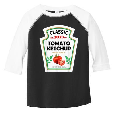 Red Ketchup DIY Costume Matching Couples Groups Halloween Toddler Fine Jersey T-Shirt