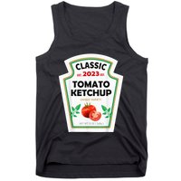 Red Ketchup DIY Costume Matching Couples Groups Halloween Tank Top